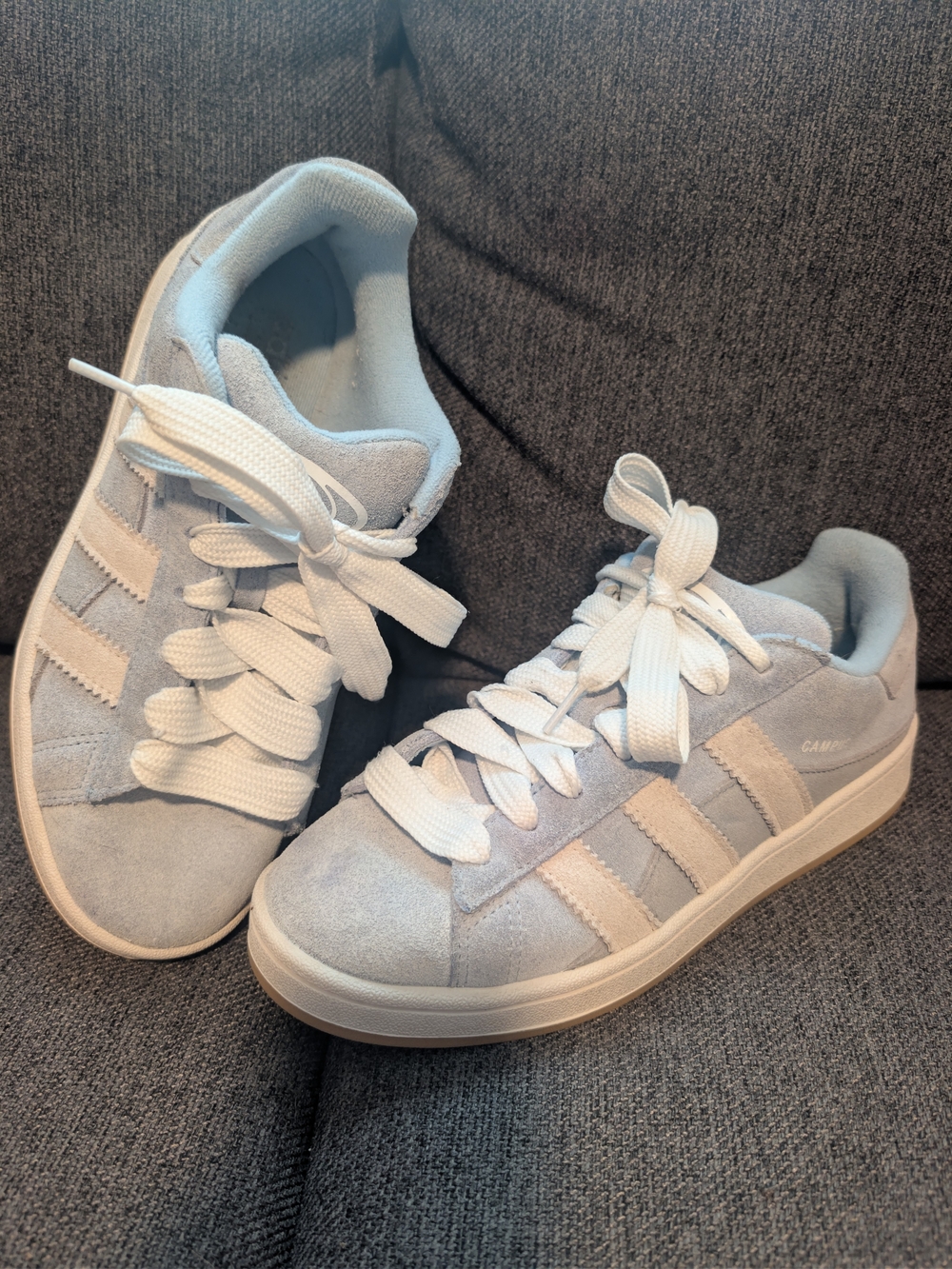 Adidas Campus 00s Women's Clear Sky/Cloud White/Tactile Blue - Size 8 Sneakers